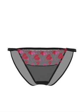 New Victoria's Secret's Pink Wink Heart Panty L